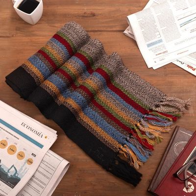 Primary image for Unisex Striped Alpaca Scarf Tarma Trek