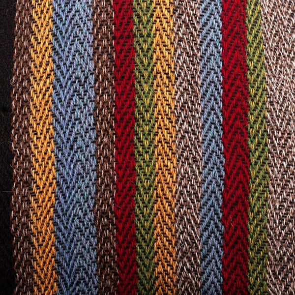 Alternate image for Unisex Striped Alpaca Scarf Tarma Trek