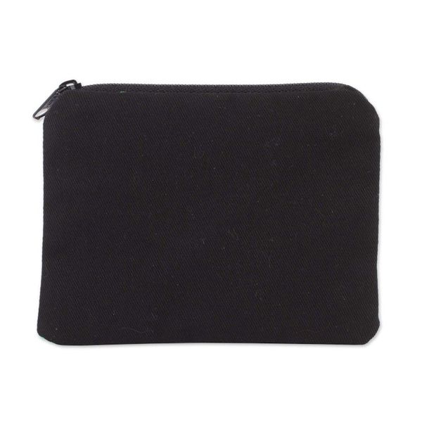 Alternate image for Applique Multicolor Coin Purse from Peru Andean Sunshine