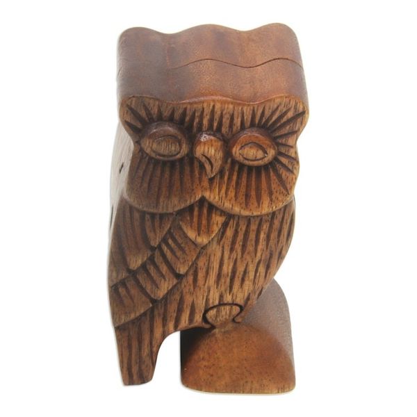 Alternate image for Owl Theme Wood Puzzle Box The Owls Secret