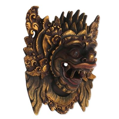 Alternate image for Acacia Wood Wall Mask from Indonesia Narasinga