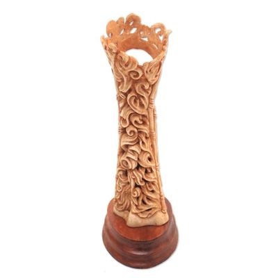 Alternate image for Hand-Carved Bone Nativity Sculpture from Bali Birth of Jesus