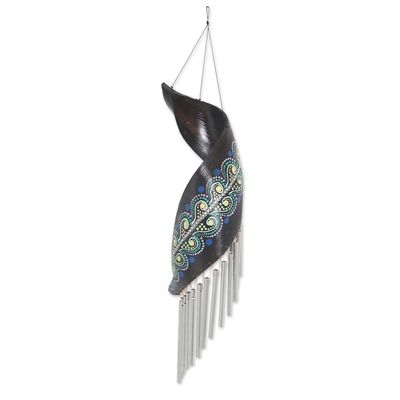 Alternate image for Handcrafted Coconut Fiber Wind Chime from Bali Sweet Serenade