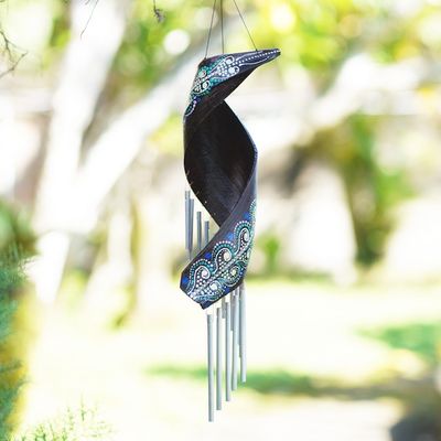 Alternate image for Handcrafted Coconut Fiber Wind Chime from Bali Sweet Serenade
