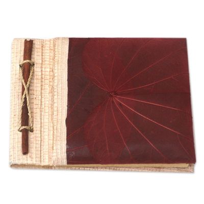Alternate image for Natural Fiber Journals with Rice Paper Set of 4 Doodle a Day