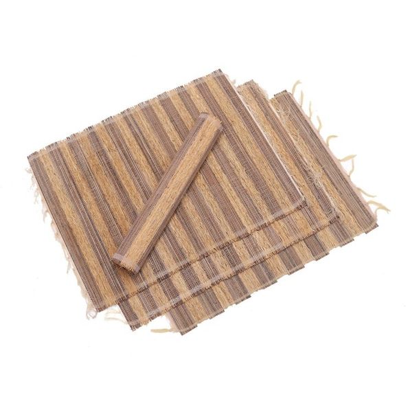 Alternate image for Artisan Crafted Natural Fiber Placemats Set of 4 Grass Stalks
