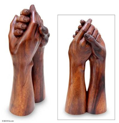 Alternate image for Wood Sculpture from Indonesia Strong Bonds