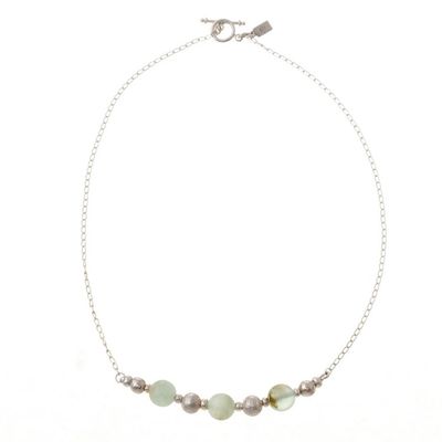 Alternate image for Natural Opal Beaded Necklace from Peru Round Sophistication