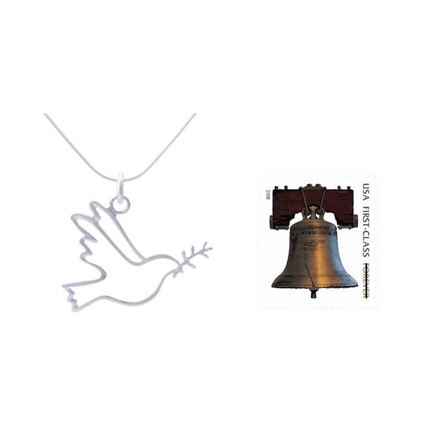 Alternate image for Sterling Silver Quechua Dove Necklace Quechua Dove