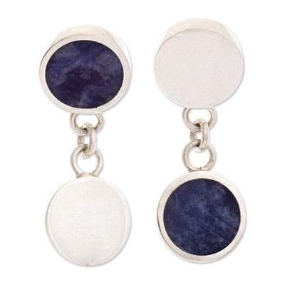 Alternate image for Modern Sodalite Dangle Earrings Starting Point