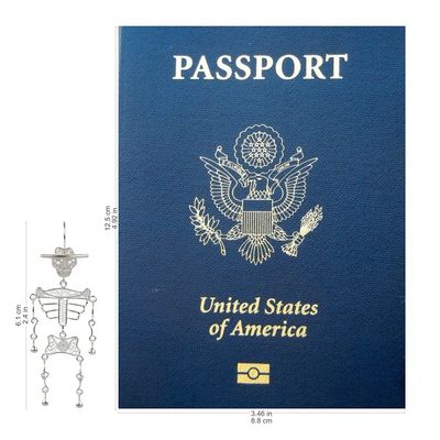 Alternate image for Day of the Dead Sterling Silver Filigree Earrings from Peru Dancing Skeleton