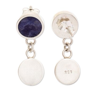 Alternate image for Modern Sodalite Dangle Earrings Starting Point