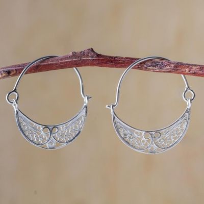 Alternate image for Collectible Sterling Silver Filigree Earrings Fiesta