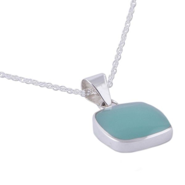 Alternate image for Handcrafted Andean Sterling Silver Necklace with Opal Window