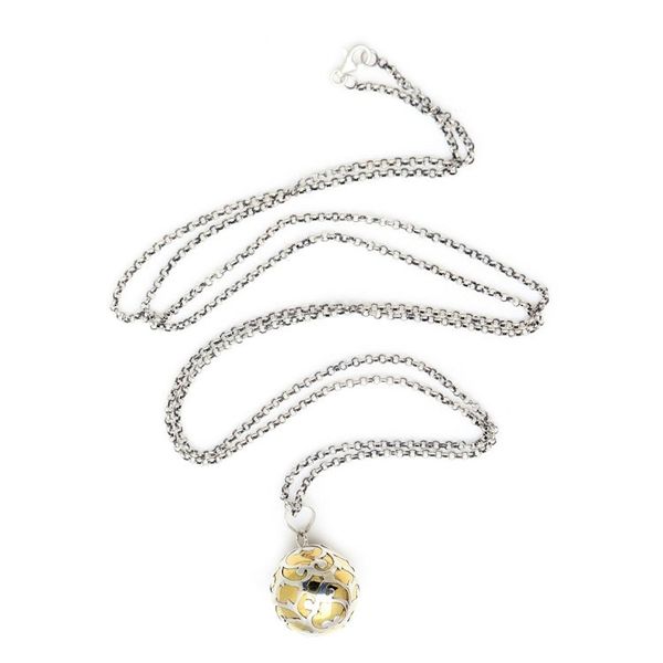 Alternate image for Bali Harmony Ball Necklace Handcrafted of Sterling Silver Becoming