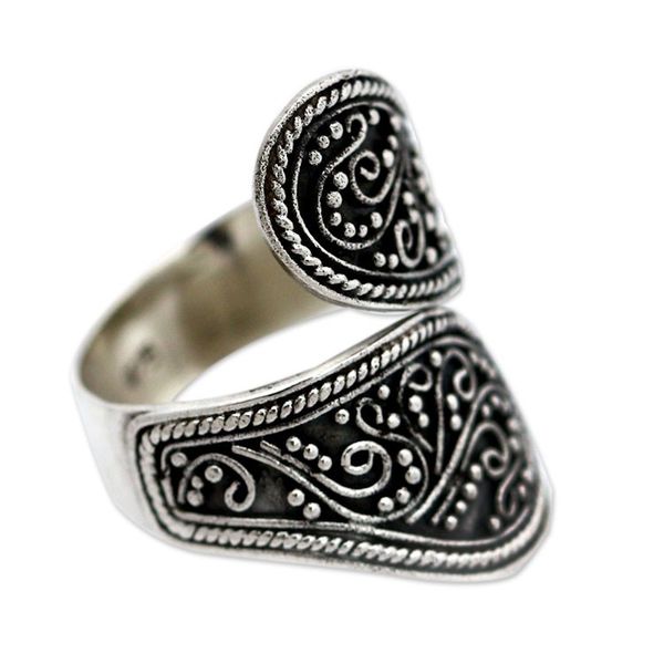 Alternate image for Sterling Silver Wrap Ring from Indonesia Together