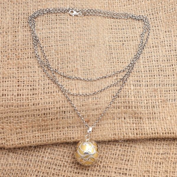 Alternate image for Bali Harmony Ball Necklace Handcrafted of Sterling Silver Becoming