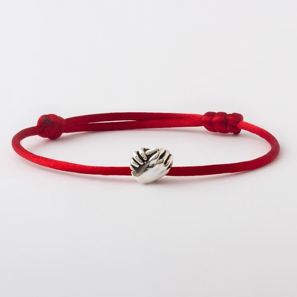 Alternate image for Andean Handmade Sterling Silver Red Cord Unity Bracelet Together in Everything