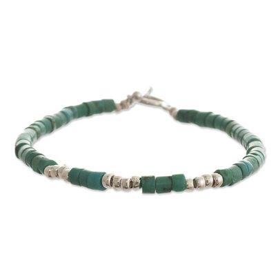 Alternate image for Artisan Crafted Beaded Bracelet Cool Waves