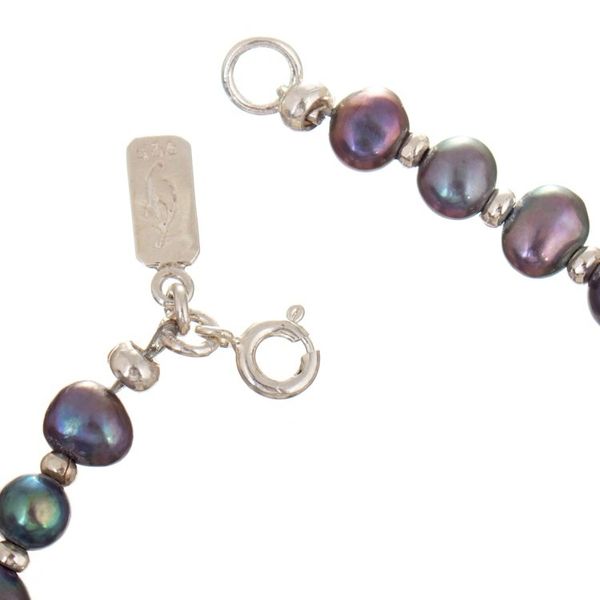 Alternate image for Sterling Silver and Cultured Pearl Strand Bracelet from Peru Infinite Wisdom
