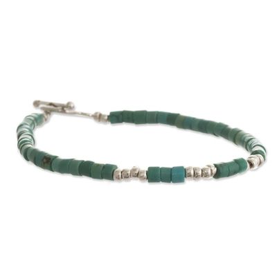 Alternate image for Artisan Crafted Beaded Bracelet Cool Waves