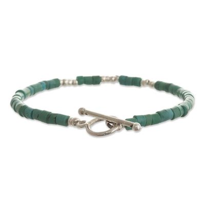 Alternate image for Artisan Crafted Beaded Bracelet Cool Waves