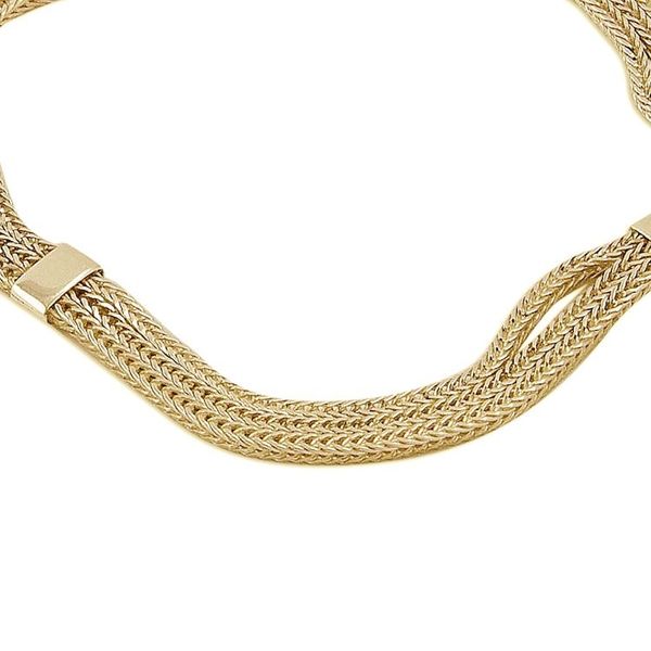 Alternate image for Gold Plated Sterling Silver Naga Chain Bracelet from Peru Dragon Royalty