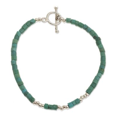 Alternate image for Artisan Crafted Beaded Bracelet Cool Waves