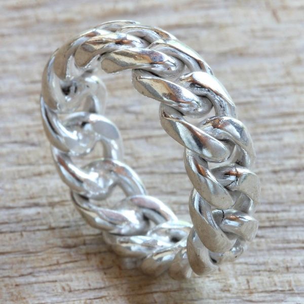 Alternate image for Mens Silver Ring Freedom Declared