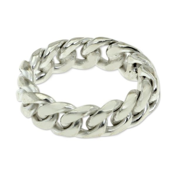 Alternate image for Mens Silver Ring Freedom Declared