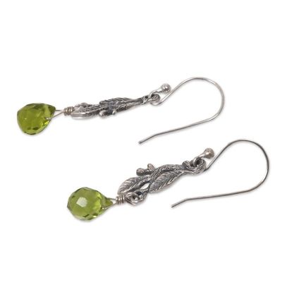 Alternate image for Womens Sterling Silver Dangle Earrings Rainforest