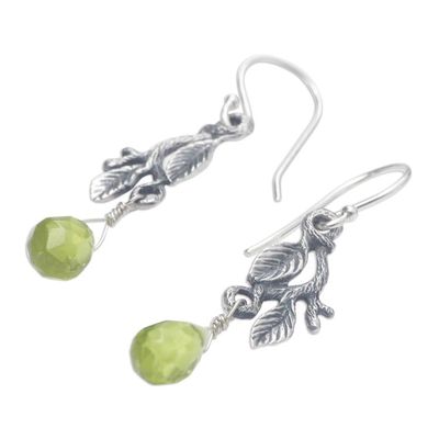 Alternate image for Womens Sterling Silver Dangle Earrings Rainforest
