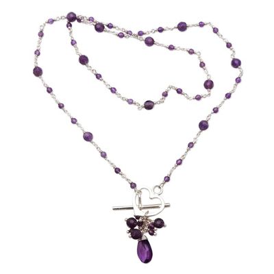 Alternate image for Amethyst Link Pendant Necklace from Bali Lovely Bundle
