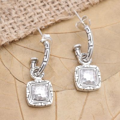 Main image for Artisan Crafted Sterling Silver Dangle Earrings Ancient Light