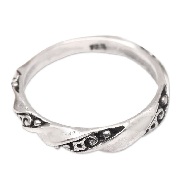 Alternate image for Handmade Balinese Sterling Silver Ring Sublime Balance