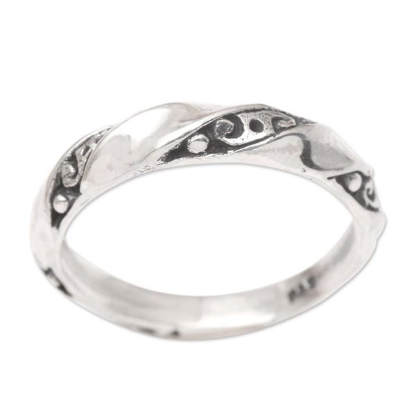 Alternate image for Handmade Balinese Sterling Silver Ring Sublime Balance