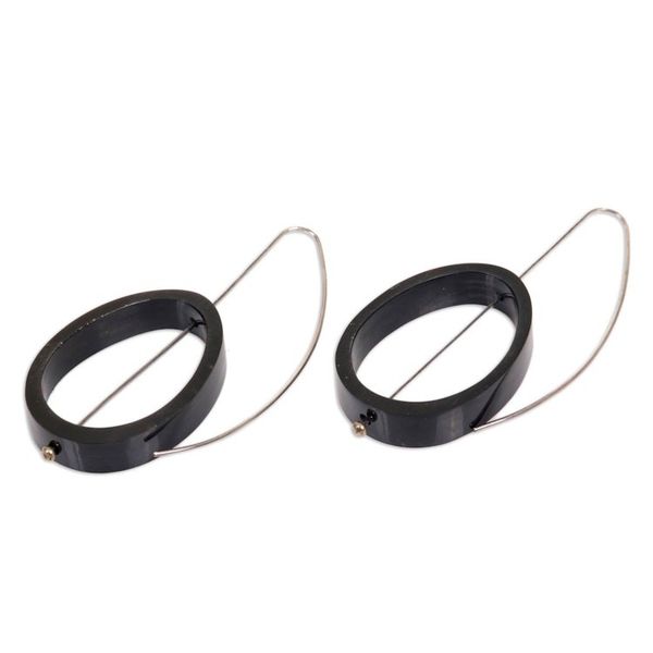 Alternate image for Horn drop earrings Sea Melody