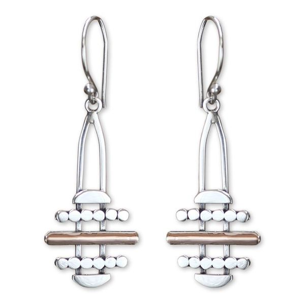 Alternate image for Gold accent dangle earrings Golden Horizon