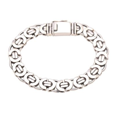 Alternate image for Sterling Silver Mariner Chain Bracelet from Bali Mariner Beauty