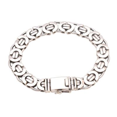 Alternate image for Sterling Silver Mariner Chain Bracelet from Bali Mariner Beauty