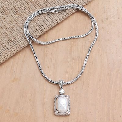 Main image for Hand Crafted Sterling Silver Pendant Necklace Shining Mosaic