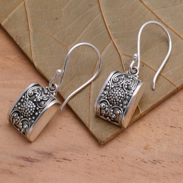 Alternate image for Sterling silver dangle earrings Paradise Square