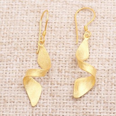 Alternate image for Hand Crafted Gold-Plated Dangle Earrings Party City