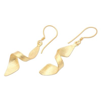 Alternate image for Hand Crafted Gold-Plated Dangle Earrings Party City
