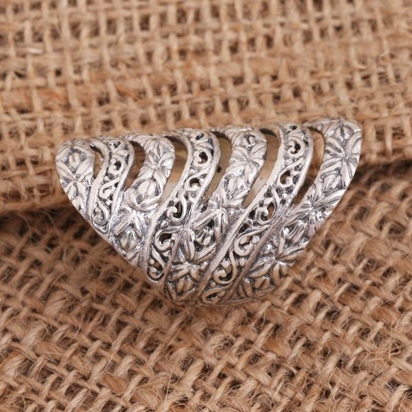 Alternate image for Seven Layer Sterling Silver Cocktail Ring Alluring Layers