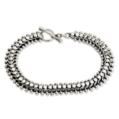 Alternate image for Sterling Silver Link Bracelet Centipede Crawl