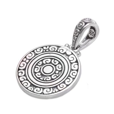 Alternate image for Fair Trade Sterling Silver Pendant Borobudur Muse
