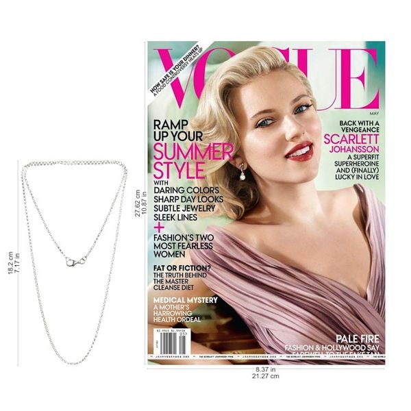 Alternate image for Sterling Silver Chain Necklace Chain of Celebration