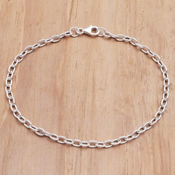 Alternate image for Hand Made Sterling Silver Chain Bracelet from Bali  For Your Birthday