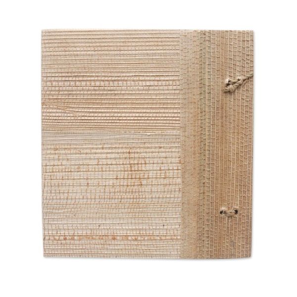 Alternate image for Eco-Friendly Natural Fiber Journal with Rice Straw Paper Brownstone